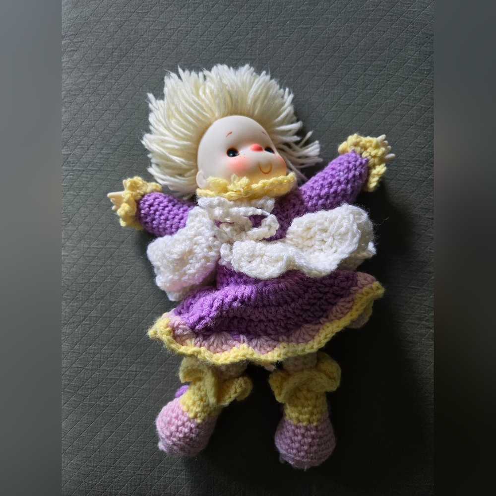 Vintage Handmade Doll Crochet Body